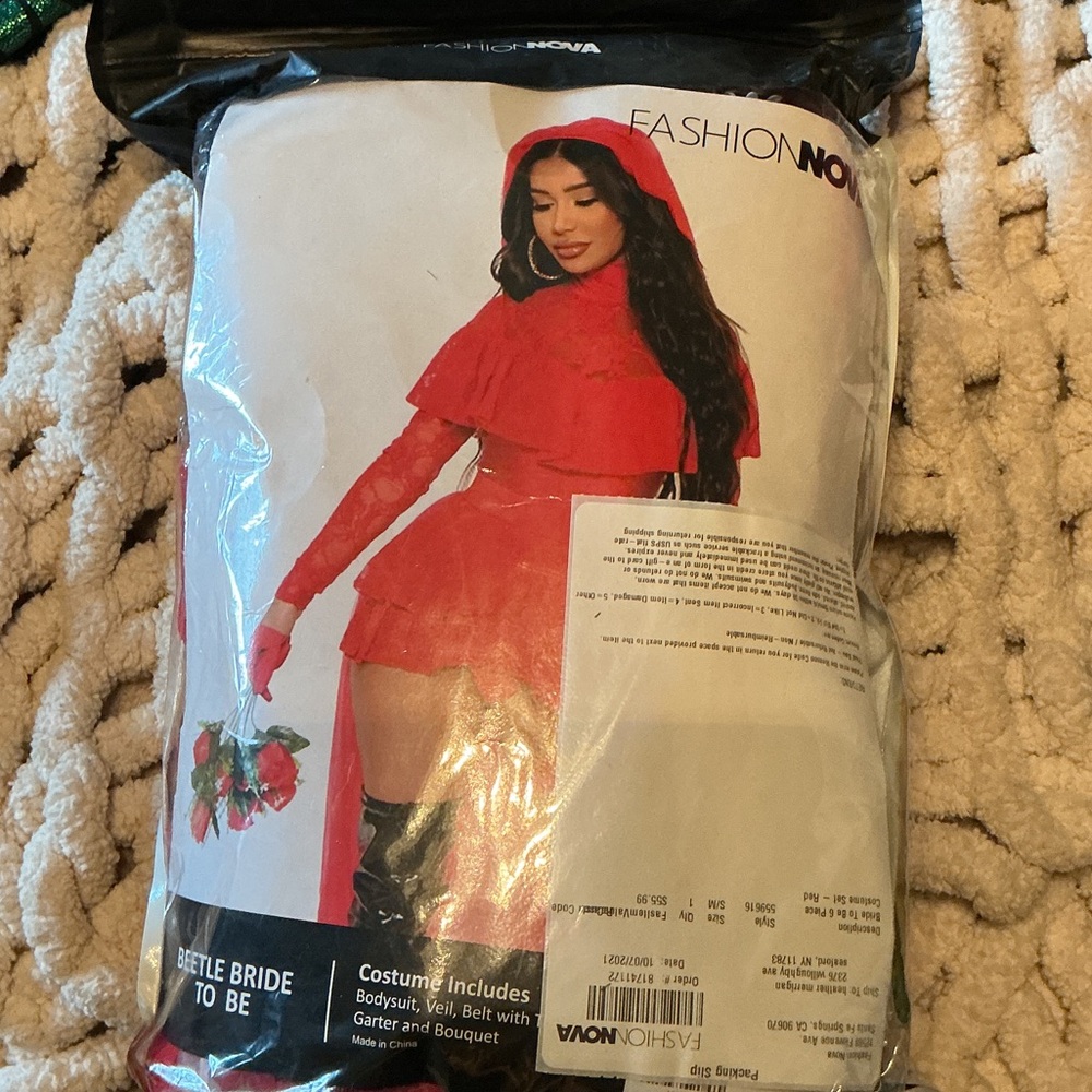 Fashion Nova Scarlet Bridal Costume